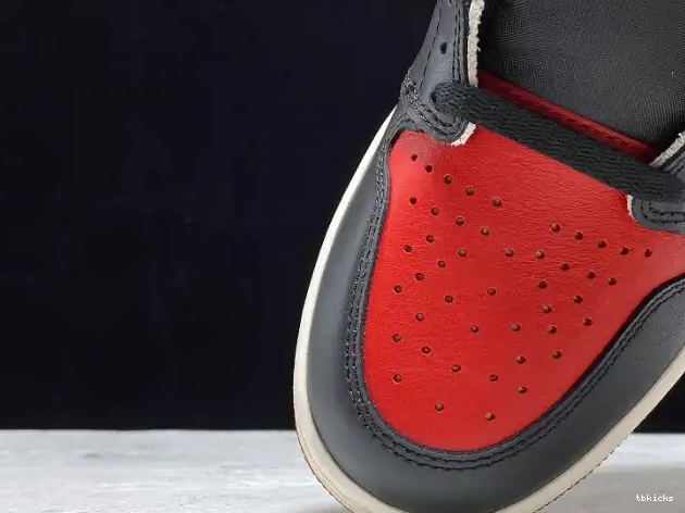 Cheap TB Air Toe High Jordan Retro OG 1 Bred 555088-610 0409